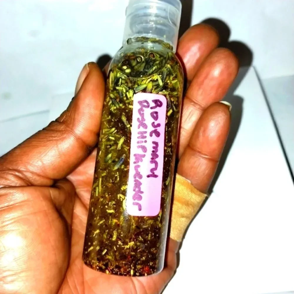 Hand crafted Lavender Rosemary Rosehip herbal body glaze
